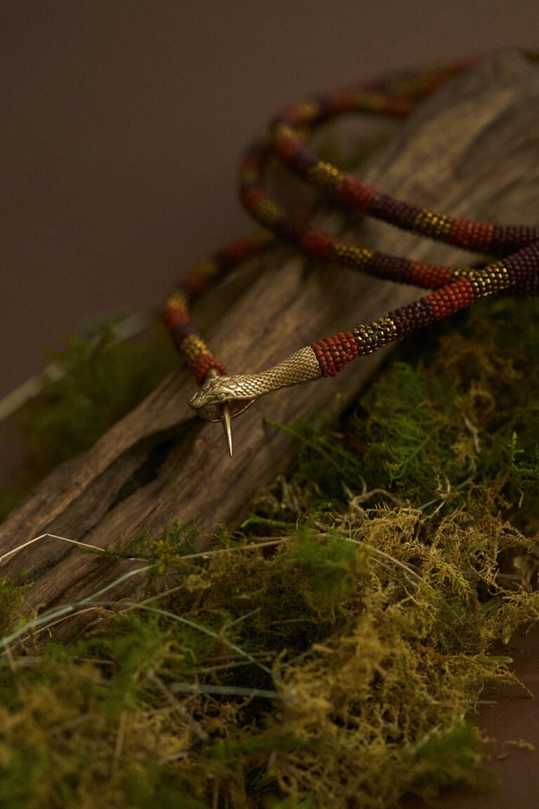 Collar Serpiente Coral Lorena Pestana Lorena Pestana